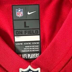 Nike Red On-Field NFL Jersey